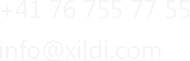 Telefonnummer und E-Mail-Adresse der XILDI AG als Bild